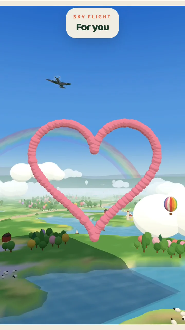 Sky Flight digital flower gift preview
