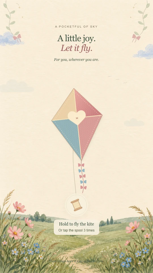 Pocket Sky digital flower gift preview