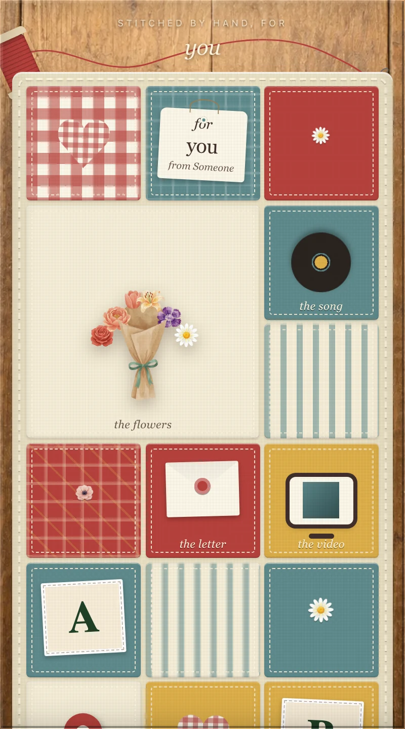Patchwork Quilt digital flower gift preview